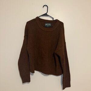American Eagle Outfitters | Rich Brown Crew Neck Sweater